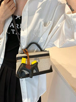 Top Handle Detachable Strap Handbag