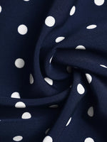Polka Dot Tube A-Line Dress