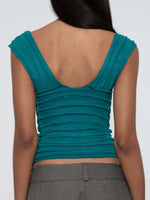 Ruched Solid Tank - Ladyez