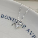 925 Sterling Silver Heart Necklace