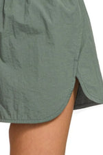 Zenana Windbreaker Smocked Waistband Running Shorts - Ladyez