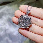 10 Carat Moissanite 925 Sterling Silver Necklace
