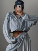 Zip-Up Hoodie and Joggers Set