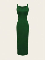 Scoop Neck Maxi Cami Dress - Ladyez