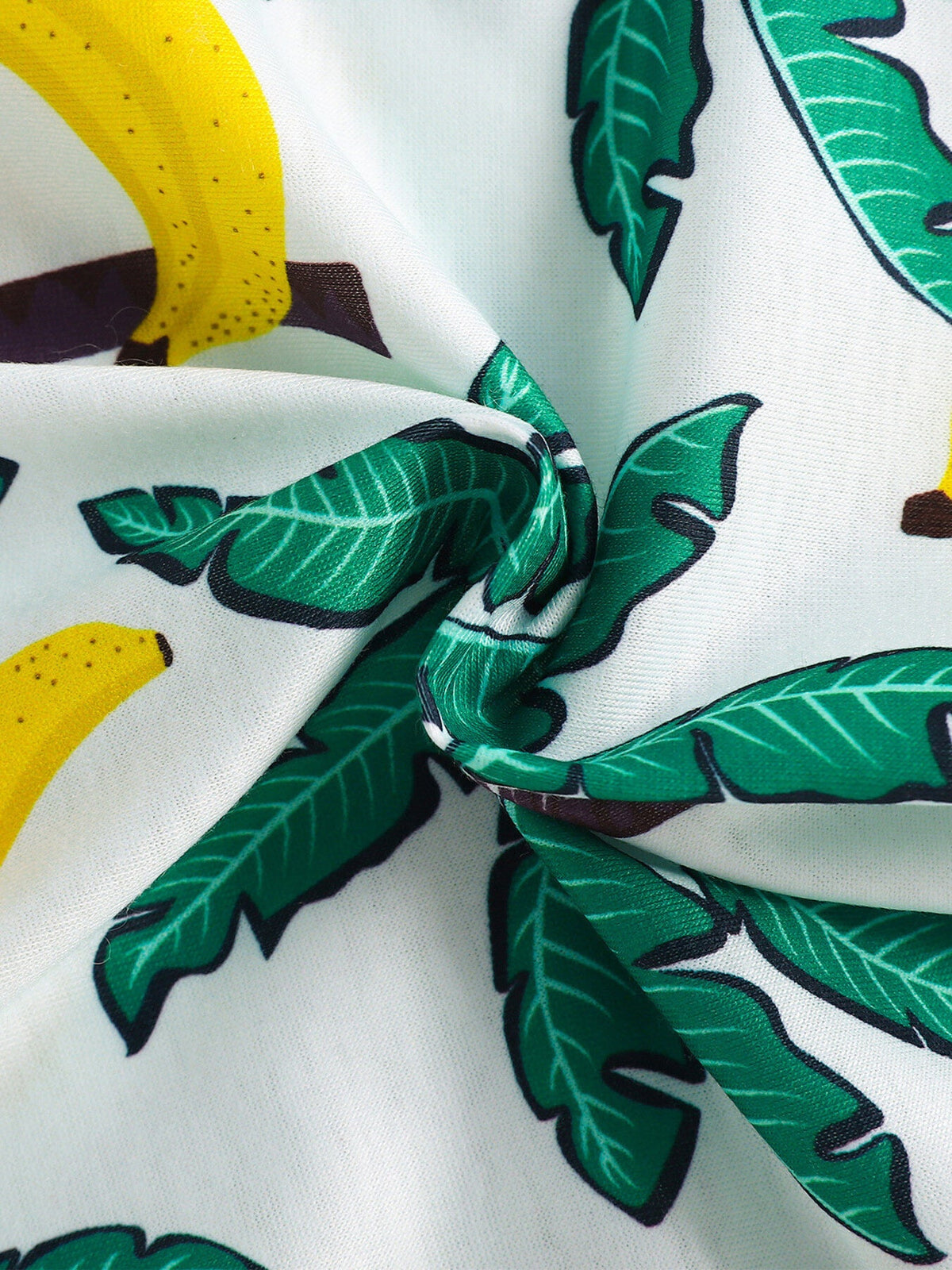Children's Tropical Palm Print Tank Top & Shorts Set