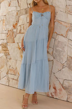Smocked Back Midi Cami Dress