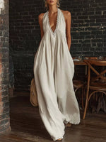 Full Size Lace Trim Wide-Leg Jumpsuit Plus Size