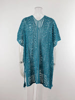 Angel Wings Cutout V-Neck Cover-Up with Tassel - Ladyez