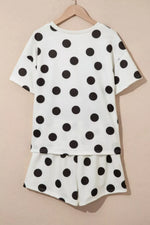 Polka Dot Tee and Shorts 2-Piece Set