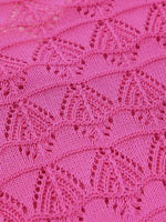 Buttoned Front Openwork Cardigan
