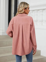 Button Up Long Sleeve Shirt with Breast Pockets