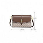 Adjustable Strap Flap Crossbody Bag