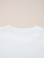 Western Boots Horseshoe Star Knit Crew Neck Sweater