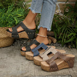 Open Toe Wedge Sandals