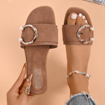 Buckle Decor Open Toe Sandals