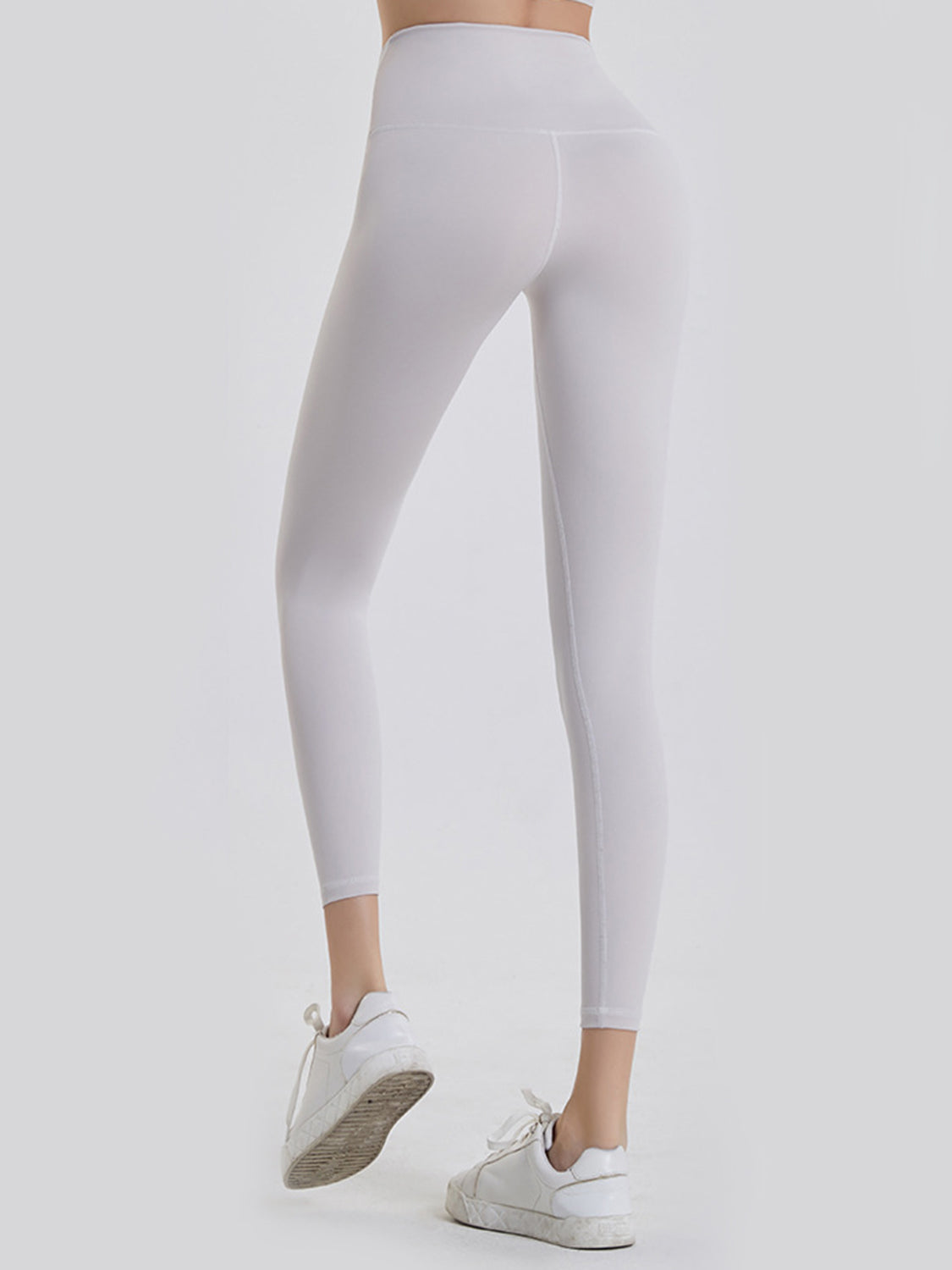 Wide Waistband Sports Leggings - Ladyez