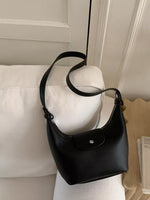 PU Leather Crescent Shoulder Bag