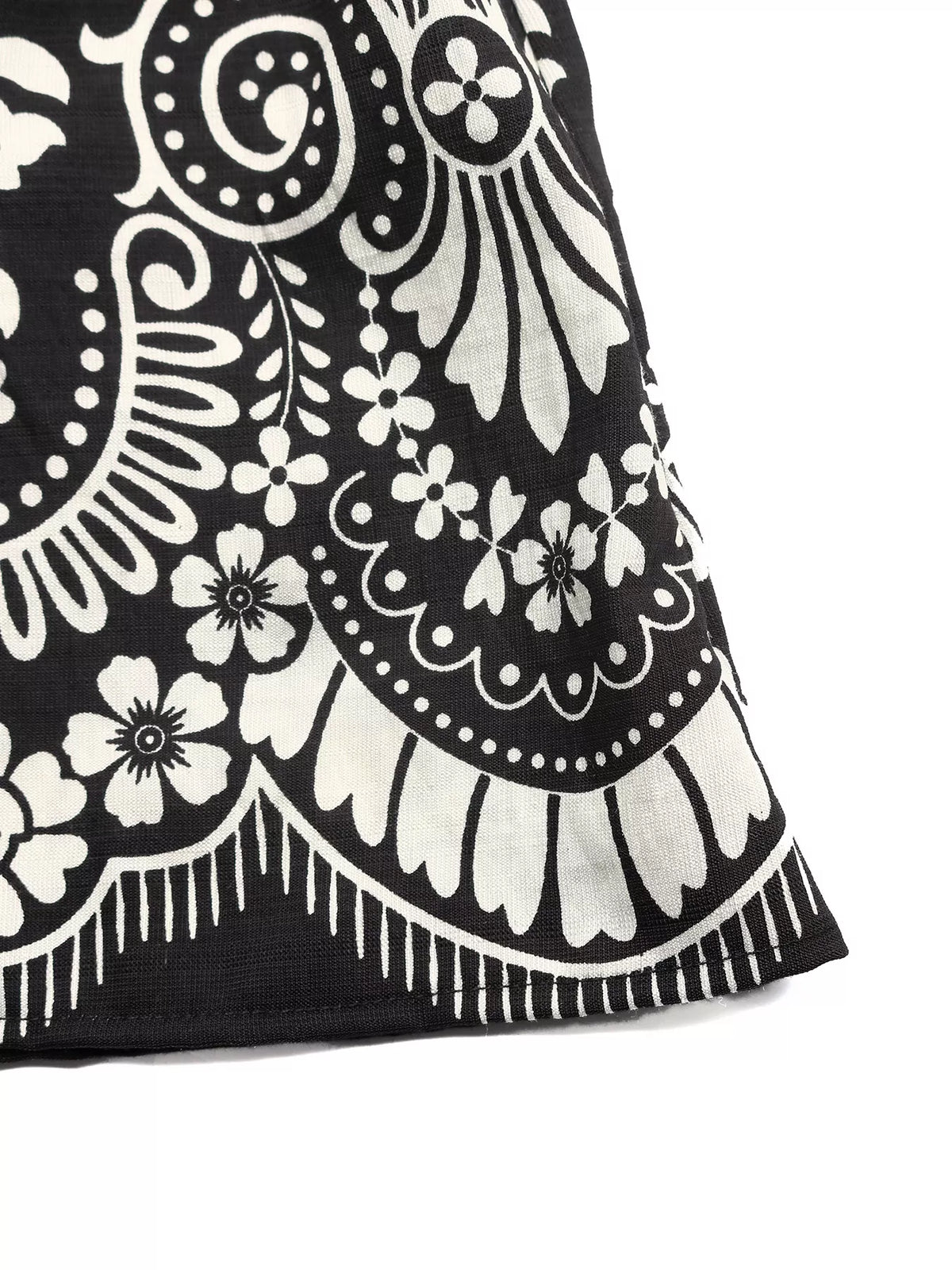 Color Block Floral Print Cami Dress