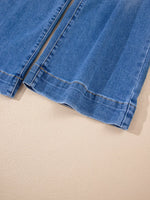 High-Waisted Wide Leg Flare Jeans