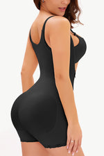 Full Size Side Zipper Under-Bust Shaping Bodysuit - Ladyez