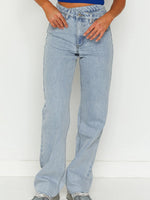 Wide Leg Jeans - Ladyez