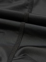 High Waisted Drawstring Swim Shorts