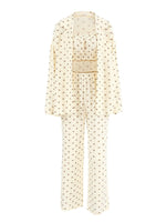 Heart Print Three-Piece Lounge Set