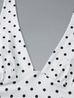 Polka Dot Halter Neck Cami