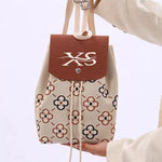 Floral Print Drawstring Backpack Bag