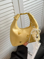 Embellished Hobo Crossbody Bag