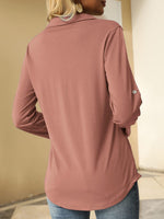Johnny Collar Long Sleeve T-Shirt - Ladyez