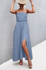 Strapless Split Maxi Dress - Ladyez