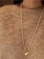 18K Gold-Plated Gourd Pendant Necklace