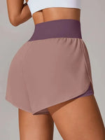 Pocketed High Waist Active Shorts - Ladyez