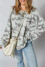 Camouflage Long Sleeve Sweatshirt