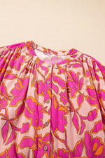 Printed Button Up Shirt