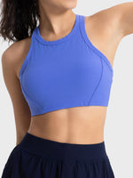 Millennia Wide Strap Cropped Sport Tank - Ladyez