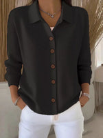 Full Size Button-Down Knit Cardigan Plus Size