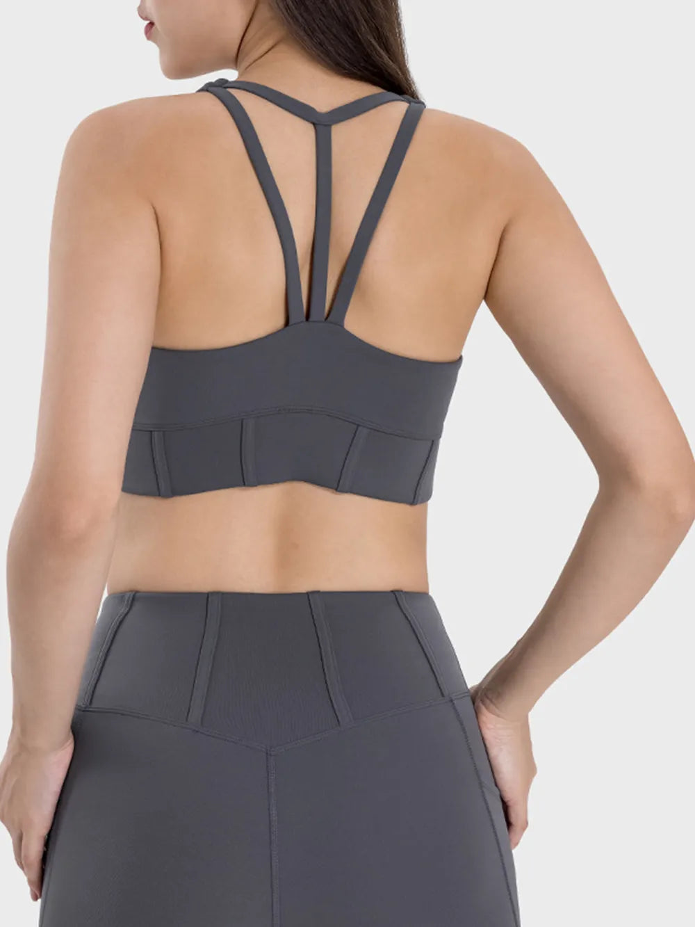 Millennia Square Neck Wide Strap Active Tank - Ladyez
