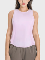 Millennia Round Neck Active Tank - Ladyez