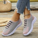 Breathable Mesh Round Toe Sneakers