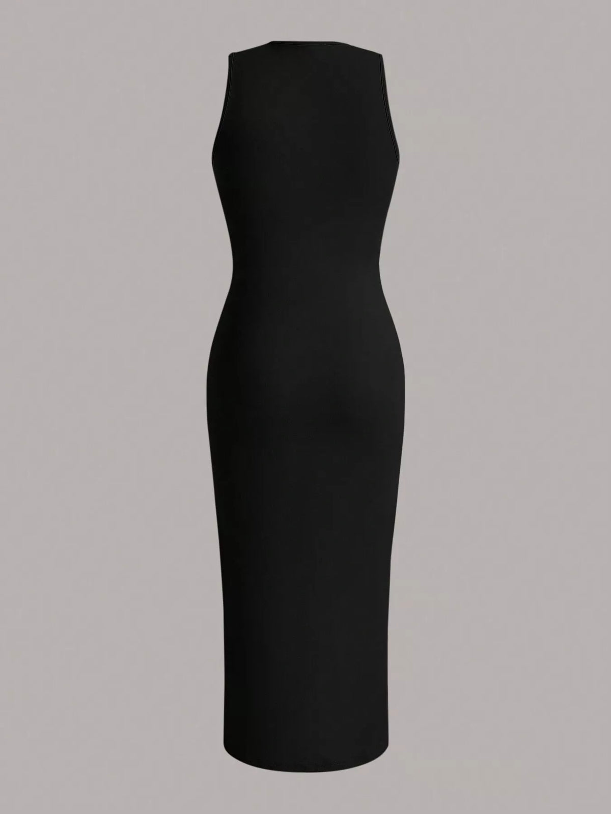 Sleeveless Round Neck Midi Dress