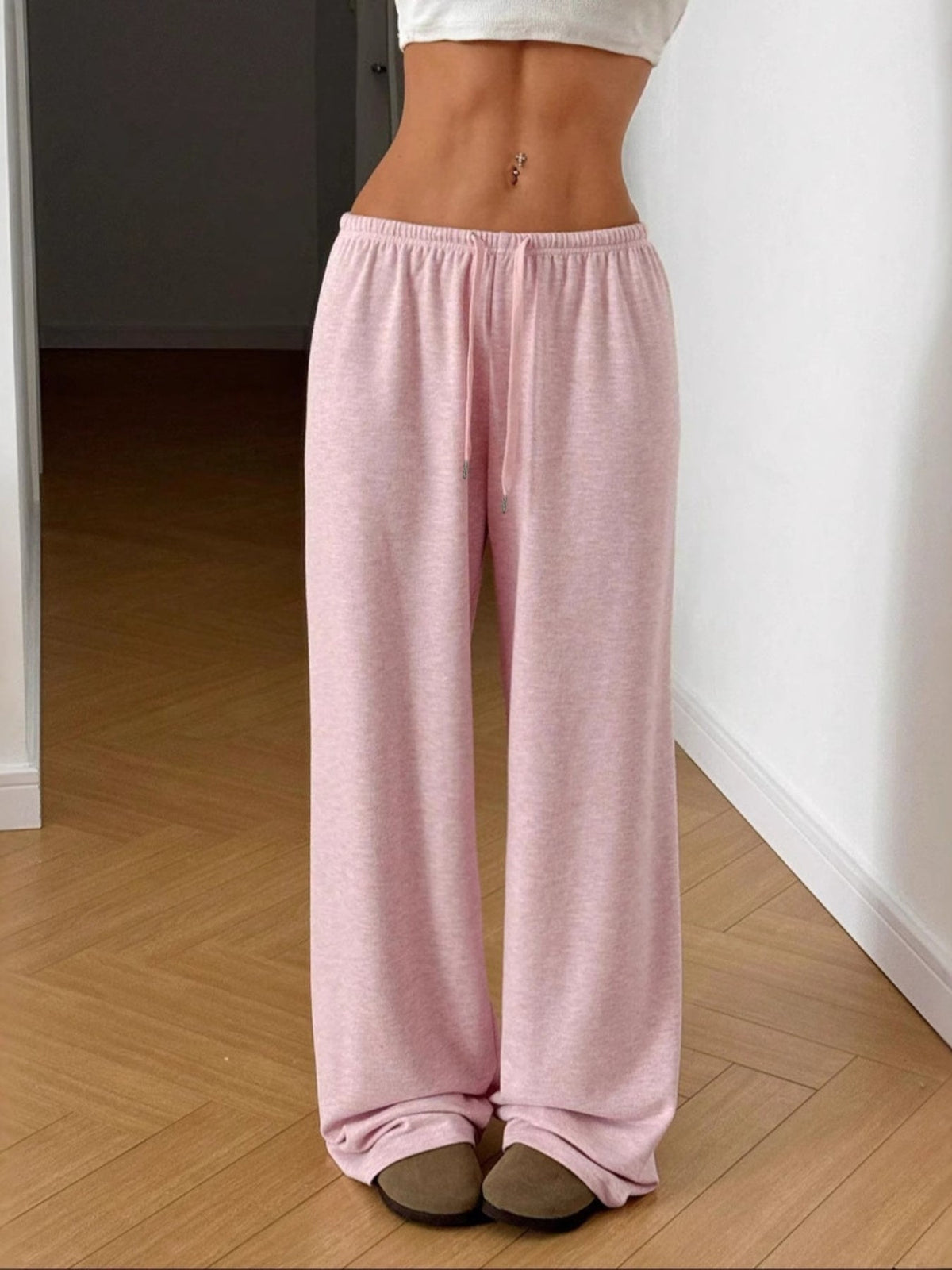 Relaxed Fit Drawstring Pants