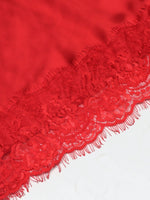 Lace Trimmed Satin Cami