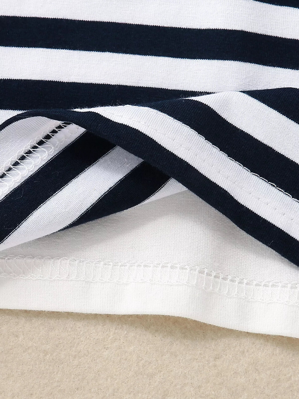 Children's Striped T-shirt and Shorts Set