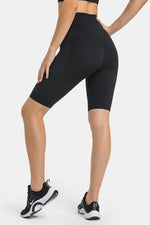 Millennia High Waist Biker Shorts with Pockets - Ladyez