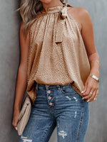 Animal Print Tied Cami