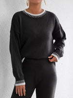 Relaxed Fit Long Sleeve Sweater