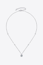 2 Carat Moissanite 4-Prong 925 Sterling Silver Necklace