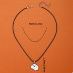 Halloween Ghost Pendant Necklace